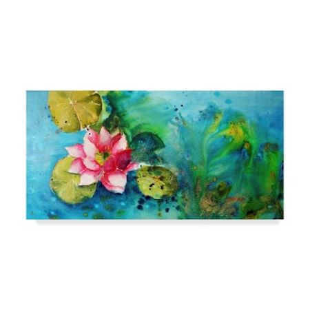 Leticia Herrera 'Horizontal Flores Vi' Canvas Art,24x47